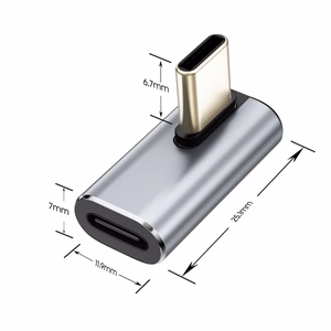 Tech-Protect Ultraboost AA03 USB-C Angled Adapter - Gray