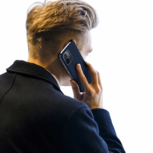 DUX DUCIS Skin Pro -lompakkosuojakuori Redmi 12C:lle sininen
