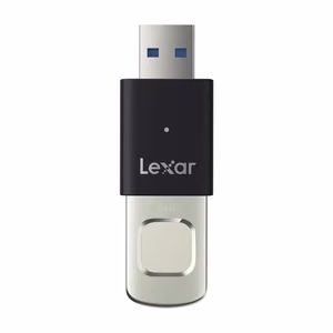 Lexar F35pro USB 3.2 64GB -muistitikku sormenjälkitunnistuksella