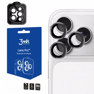 3mk Lens Protection Pro Karkaistu lasi iPhone 17 Pro / 17 Pro Max:lle - Harmaa