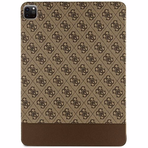 Guess 4G Stripe Allover Suojakuori iPad Pro 12.9":lle - ruskea
