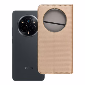 Flip Case for Realme 14 PRO Smart Case Book gold