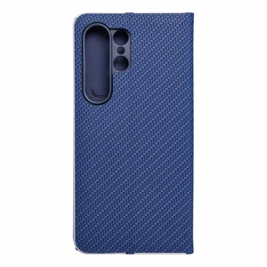 Läppäsuojakuori Samsung S24 ULTRA:lle Luna Book Carbon sininen