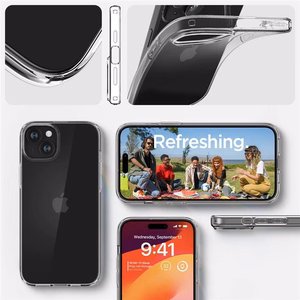 Spigen Liquid Crystal Suojakuori iPhone 15 Plus 6,7 kirkas