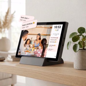 Kruger&Matz FRAMEO Wi-Fi 10,1 tuuman digitaalinen valokuvakehys sisäänrakennetulla akulla