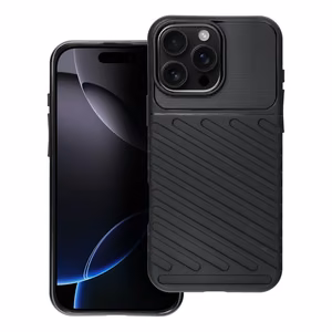 Thunder Suojakuori iPhone 16 PRO MAX:lle musta