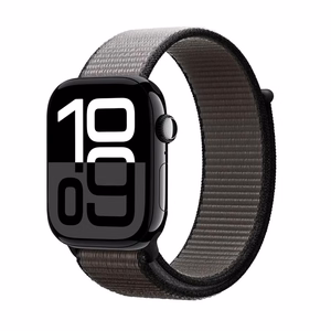 Crong Nylon Apple Watch -urheiluranneke, 44/45/46/49 mm, yönharmaa