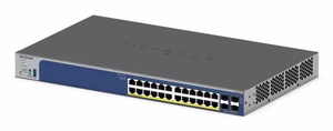 Netgear GS728TXP – 28-porttinen pinottava älykytkin, Gigabit Ethernet, 10G ja PoE