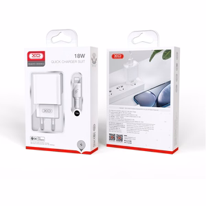 XO wall charger CE02D QC 3.0 18W 1x USB white