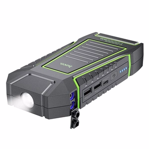 Varavirtalähde (f) Hoco 10000 mAh 3A QS1 auton apukäynnistimellä musta