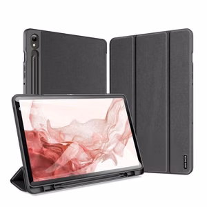 DUX DUCIS Suojakuori DOMO taitettava kynälokerolla Samsung Tab S9:lle - musta