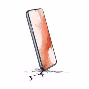 Cellularline Clear Strong case for Samsung Galaxy S23+, with an integrated antibacterial formula, clear