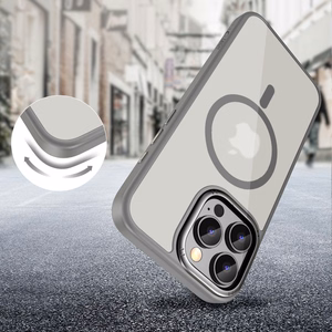 Tech-Protect MagEdge MagSafe Suojakuori iPhone 16 Pro Max -puhelimelle - titaani
