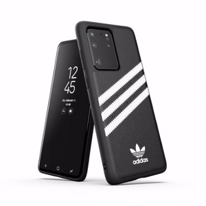 Adidas OR Moulded Case PU Samsung Galaxy S20 Ultra musta ja valkoinen