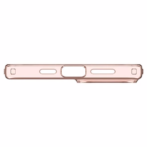 Spigen Crystal Flex Suojakuori iPhone 15 Plus:lle - Vaaleanpunainen/Läpinäkyvä