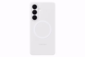 Samsung Silicone Magnet Suojakuori Samsung Galaxy S26+:lle, MagSafe-yhteensopiva - valkoinen