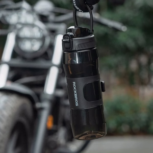 Rockbros S550H-1 700 ml termospullo magneettisella pidikkeellä ja kiinnityshihnalla - musta