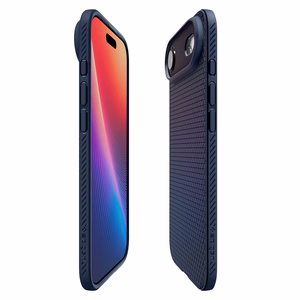 Spigen Liquid Air Suojakuori iPhone 17 Air:lle Navy Blue