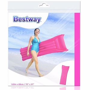 Bestway puhallettava rantapatja, 183 × 69 cm, vaaleanpunainen