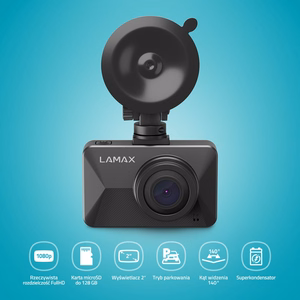 LAMAX T3 kojelautakamera