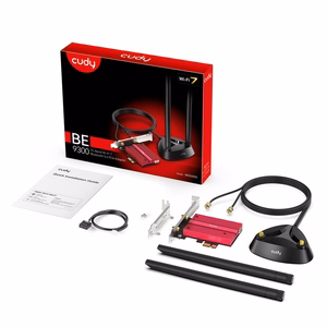 Cudy WE9300S verkkokortti sisäinen WLAN / Bluetooth 5765 Mbit/s