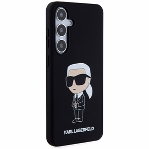 Karl Lagerfeld Silikoninen Ikonik Suojakuori Samsung Galaxy S24+:lle - musta