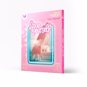 Neon MIRROR LED LOVE YOURSELF turquoise pink FMNE01 Forever Light