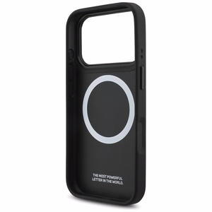 BMW M Quilted Logo MagSafe Suojakuori iPhone 17 Pro:lle - Musta