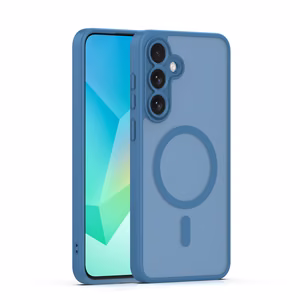 Mag Matt kotelo Samsung Galaxy S26 Plus tummansininen kamerasuoja