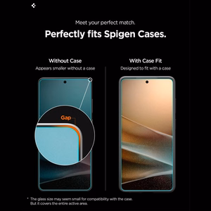 Spigen Glas.Tr Ez Fit Pro HD karkaistu lasi 2-pakkaus Samsung Galaxy S26:lle läpinäkyvä