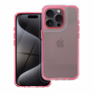 MATRIX CLEAR kotelo iPhone 16 Pro Max pinkki