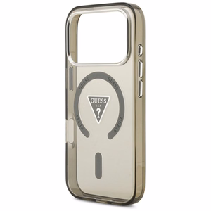GUESS suojakuori iPhone 17 Pro Max MagSafe-yhteensopiva (IML Gradient kolmiologolla) - khaki