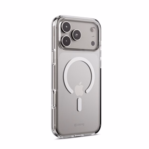 Crong Clear MAG Cover MagSafe suojakuori iPhone 17 Pro Max -laitteelle, läpinäkyvä