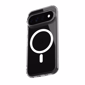 Crong Hybrid Clear Magnetic MagSafe -suojakuori Google Pixel 11 Pro XL -mallille, läpinäkyvä