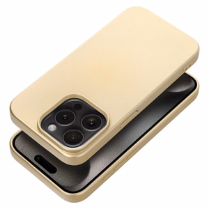 Metallinen Suojakuori iPhone 15 PRO:lle kultainen