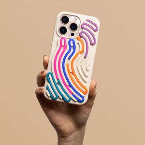 DIY Snake suojakuori iPhone 12 / 12 Pro 6,1" beige