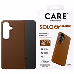 CARE by PanzerGlass Solo suojakuori Samsung Galaxy S26 ruskea
