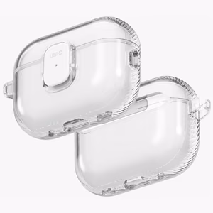 Uniq Glase Pro lukittava suojakuori AirPods Pro 3:lle - läpinäkyvä