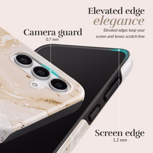 MIO Gold Marble Magsafe suojakuori Samsung S24 FE 5G