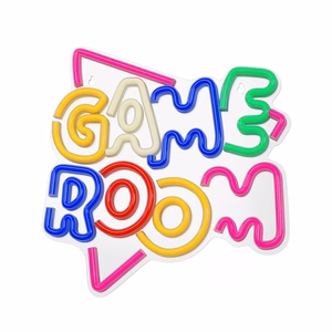 Neon PLEXI LED GAME ROOM moniväri NNE20 Neolia
