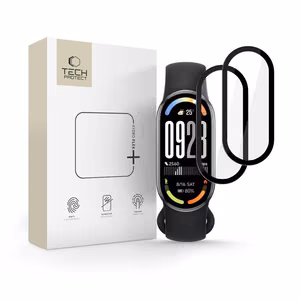Tech-Protect Glass Flex+ 2-pack hybridilasi Xiaomi Smart Band 10 / 10 NFC:lle - musta