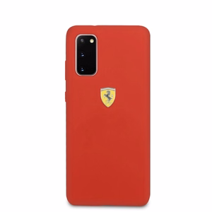 Ferrari silikonikotelo Samsung Galaxy S20 - punainen