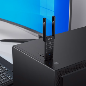 USB Wi-Fi adapter Hoco HI34 Wi-Fi6 black