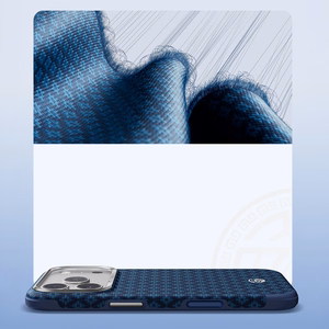 Sininen Benks Magnetic Armor Grid Edge X9 kevlar- ja metallikehyksinen suojakuori (C.K.FL.AP.BE.X073) malleihin iPhone 18 Pro Max / iPhone 17 Pro Max