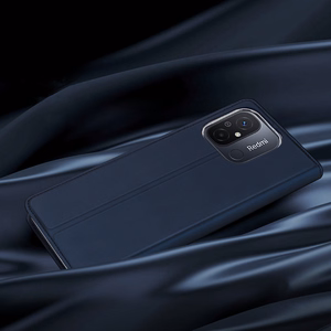 DUX DUCIS Skin Pro -lompakkosuojakuori Redmi 12C:lle sininen