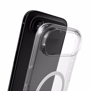 Puro Impact Clear D3O TPU+PC MagSafe-yhteensopiva suojakuori iPhone 17 Air:lle - läpinäkyvä