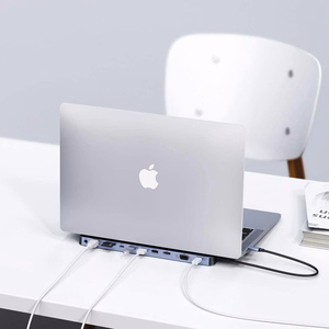 Choetech docking station multifunctional adapter HUB USB Typ C 11in1 100W PD gray (HUB-M20)