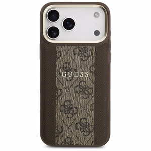 Guess 4G Stripe MagSafe -suojakuori iPhone 17 Pro Max - ruskea