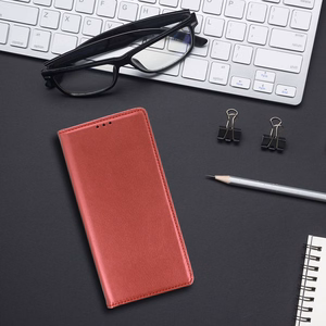 Smart Magneto Case for Xiaomi 14 burgundy