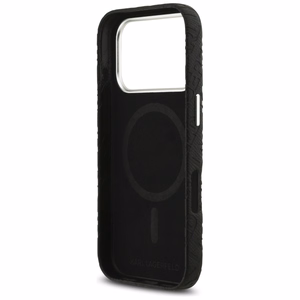 Karl Lagerfeld FW Stamped Karl MagSafe suojakuori iPhone 17 Pro - musta